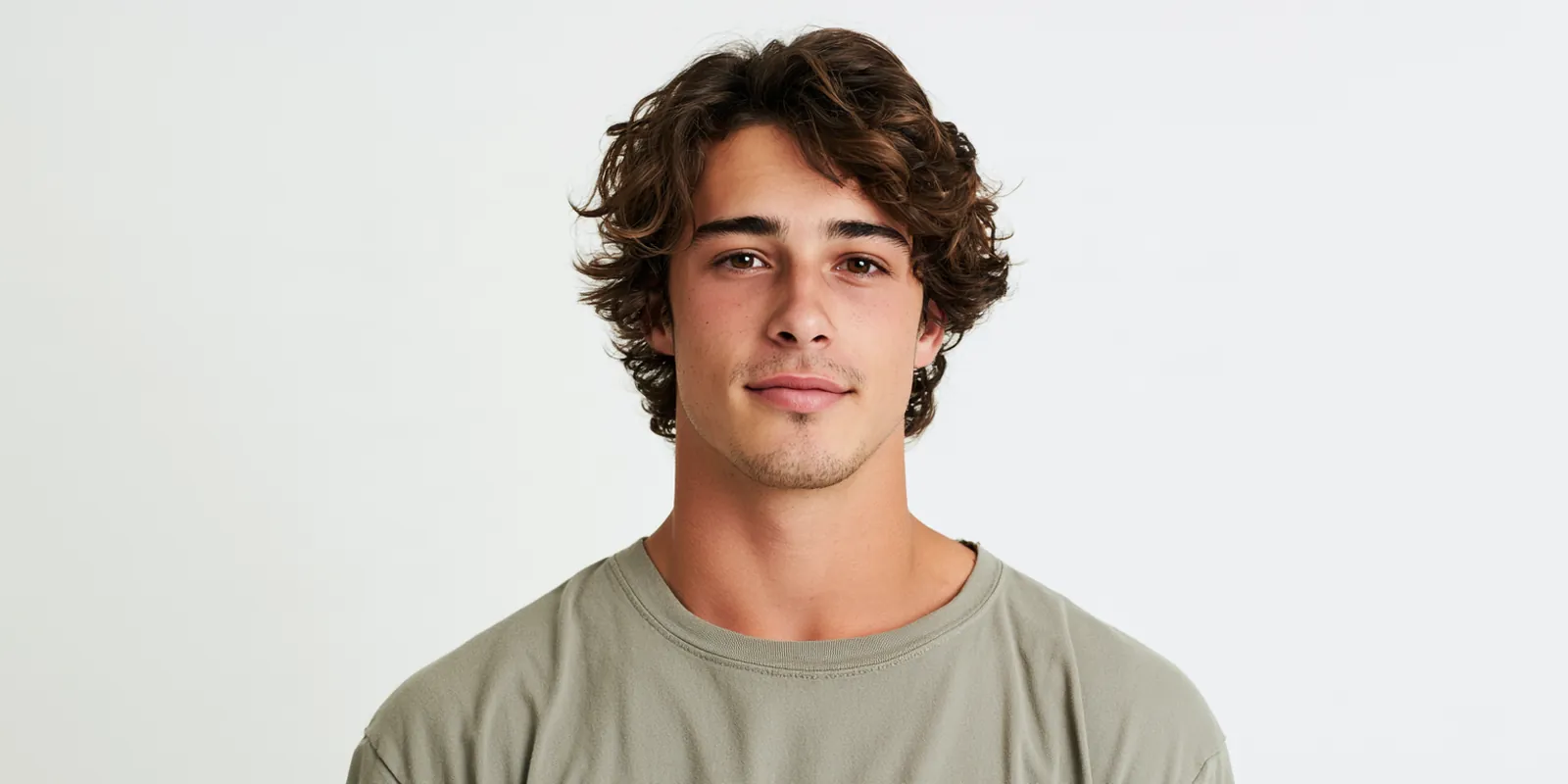 Hopeful young man in his 20s with a determined expression, ready to start an avant lending request despite bad credit